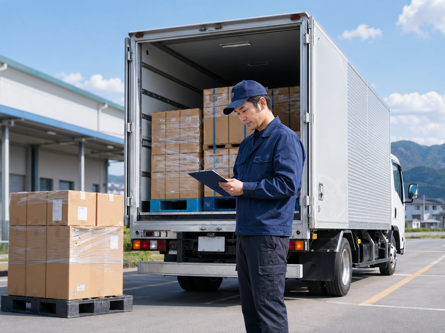 トラック運転手の採用イメージ